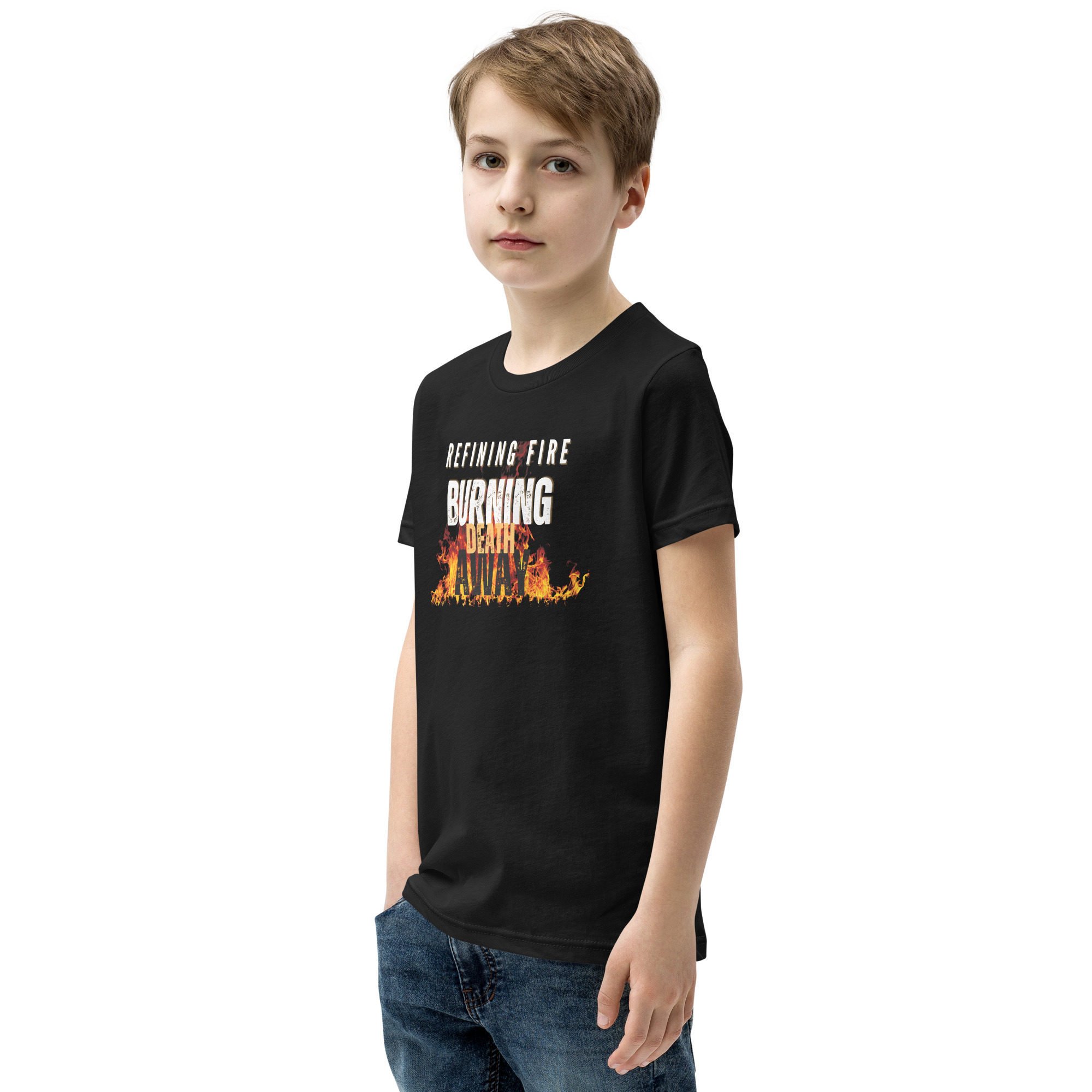 Burning Death Away Kids T-Shirt - Image 4
